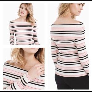 Nwt WHBM off shoulder sweater -XS